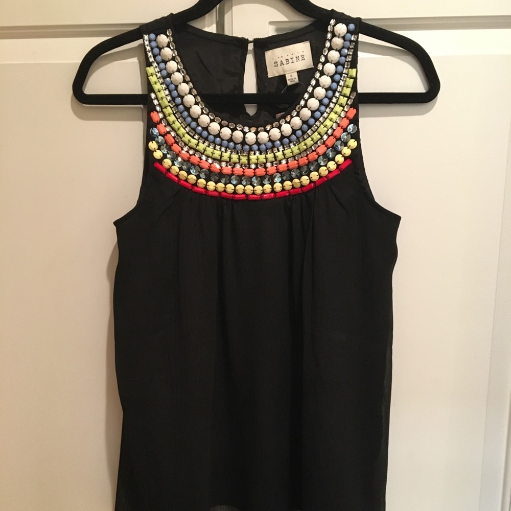 Sabine Embellished Tank